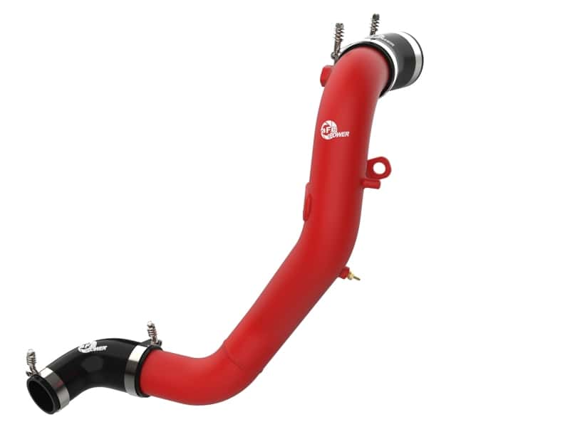 aFe — aFe Kia Stinger 18-22 V6-3.3L (tt) BladeRunner Cold Charge Pipe- Red
Cold Charge Pipe - view 1