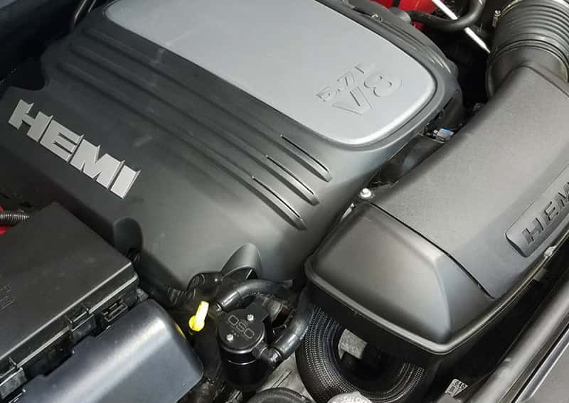 J&L — J&L 11-25 Jeep Grand Cherokee 5.7L Passenger Side Oil Separator 3.0 - Black Anodized
Oil Separator - view 2