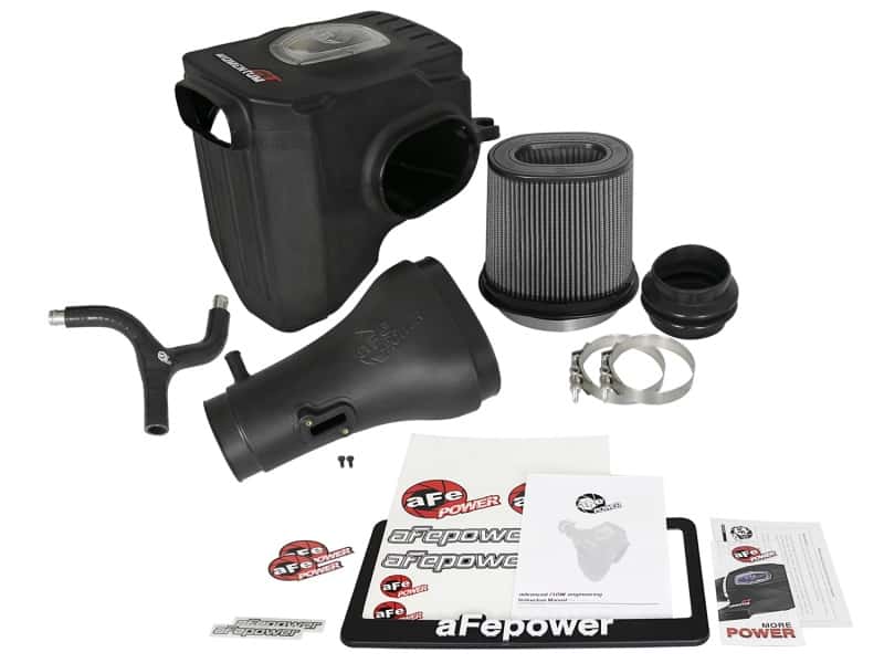 aFe — aFe Momentum GT Pro DRY S Cold Air Intake System 17-18 Nissan Titan V8 5.6L
Momentum GT Intake - view 6