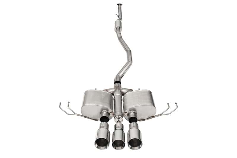CORSA Performance — Corsa 2017-2021 Honda Civic Type R Xtreme Cat-Back Tri Rear Exit with 4.5in Polished Pro-Series Tips
Exhaust - view 1