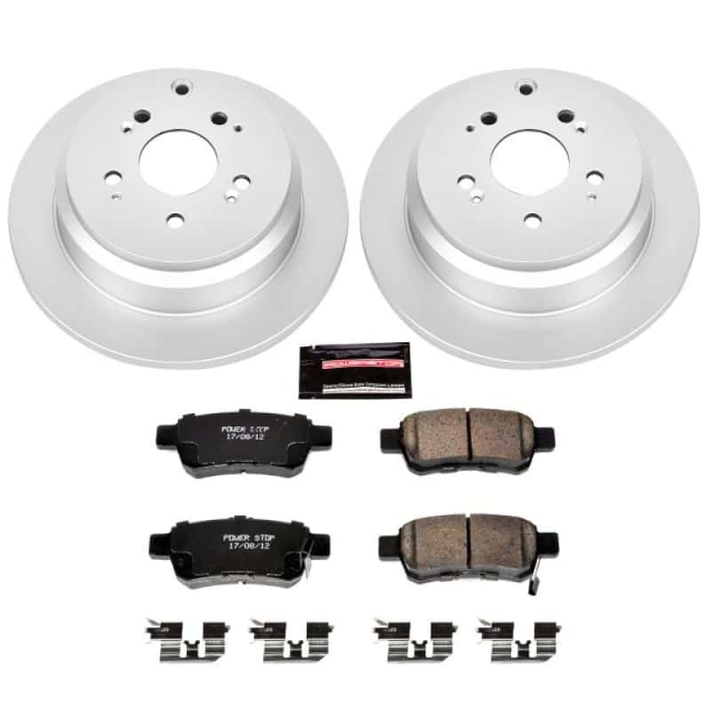 PowerStop — Power Stop 05-10 Honda Odyssey Rear Z17 Evolution Geomet Coated Brake Kit - view 1