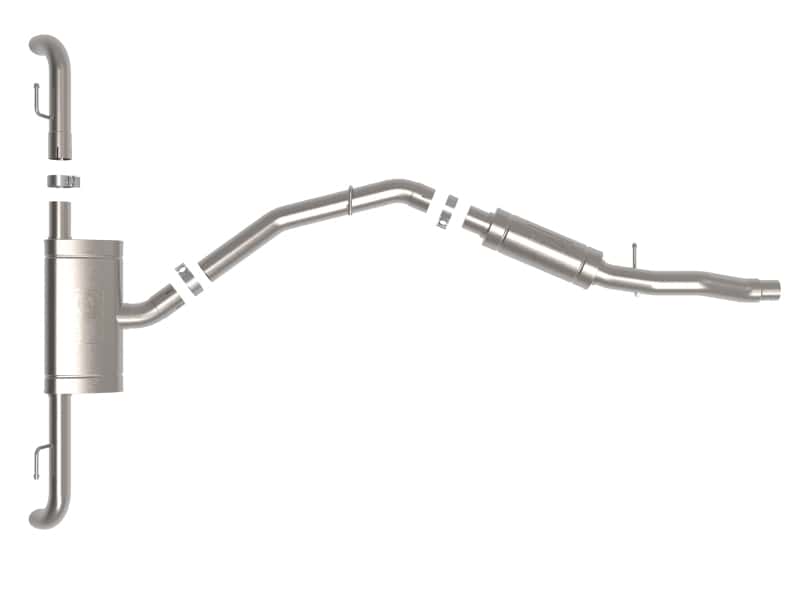 aFe — aFe MACH Force-Xp 17-21 Audi Q5 L4-2.0L (T) 3in to 2.5in Stainless Steel Cat-Back Exhaust System
Cat-Back Exhaust - view 3