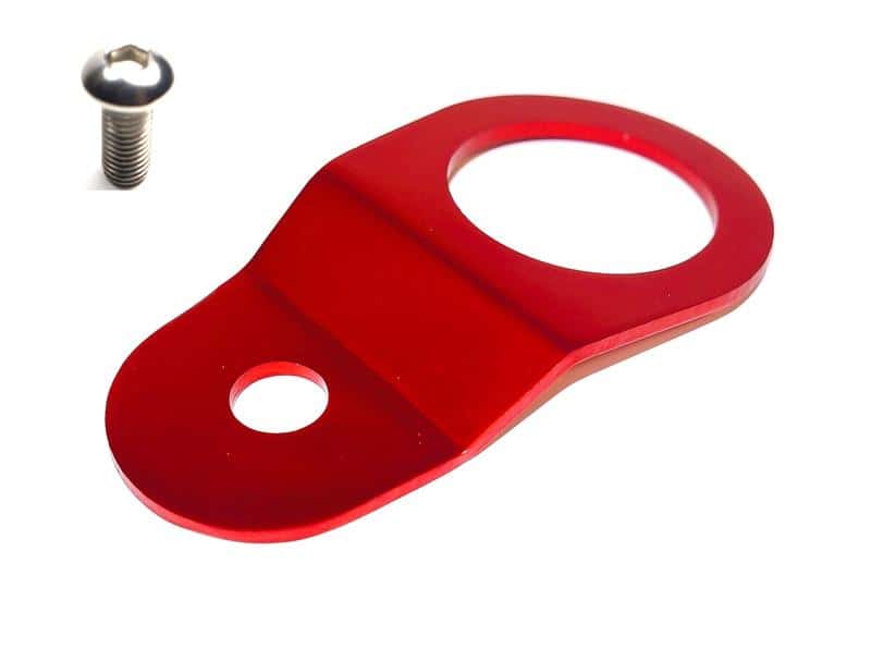 Torque Solution — Torque Solution Radiator Mount Combo with Inserts (RED) : Mitsubishi Evolution 7/8/9 - view 3