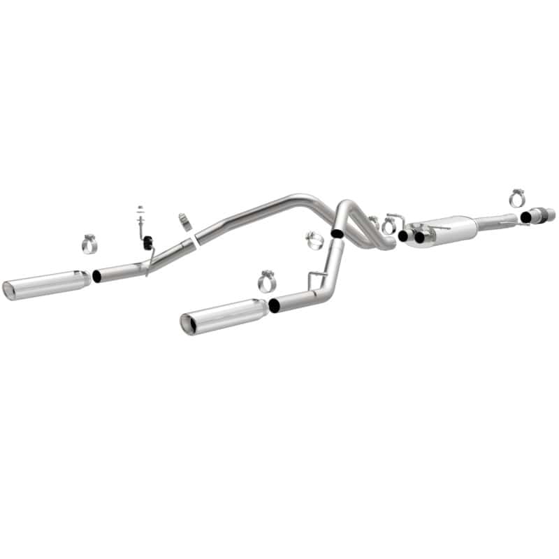 Magnaflow — Magnaflow 14 Chev Silverado V8 5.3L SC Cab Dual Split Rear Exit SS Cat Back Perf Exhaust
Cat-Back - view 1