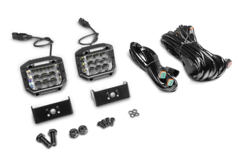 Go Rhino — Go Rhino Xplor Bright Series Sideline Cube LED Flood Light Kit (Surface Mount) 4x3 - Blk (Pair)
Bright- Flood Lights - view 4