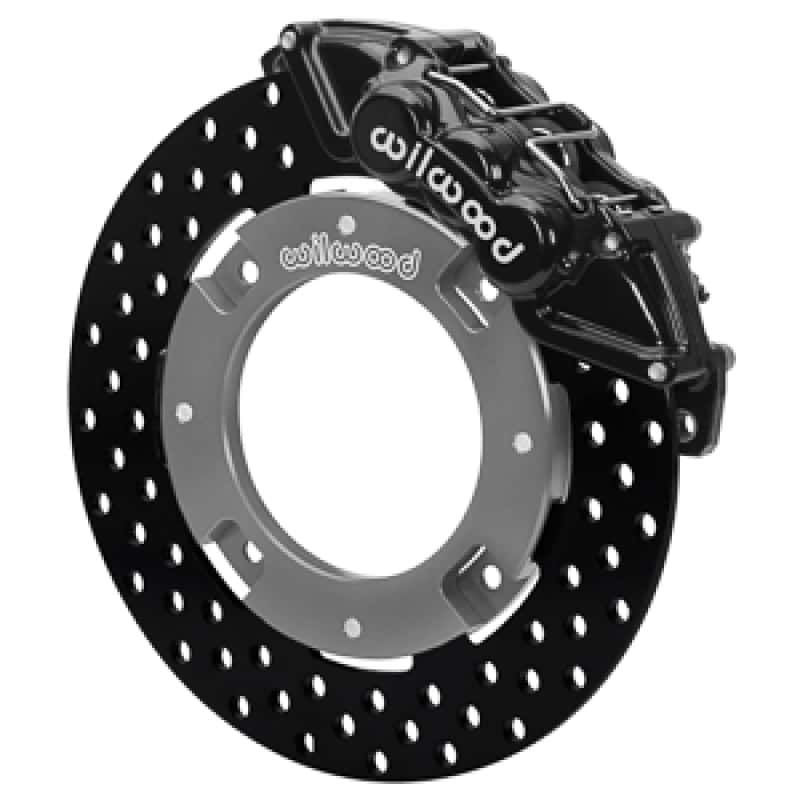 Wilwood — Wilwood 17-21 Can-Am X3RS Black 6-Piston Front Kit 11.25in - Drilled Rotors - view 2