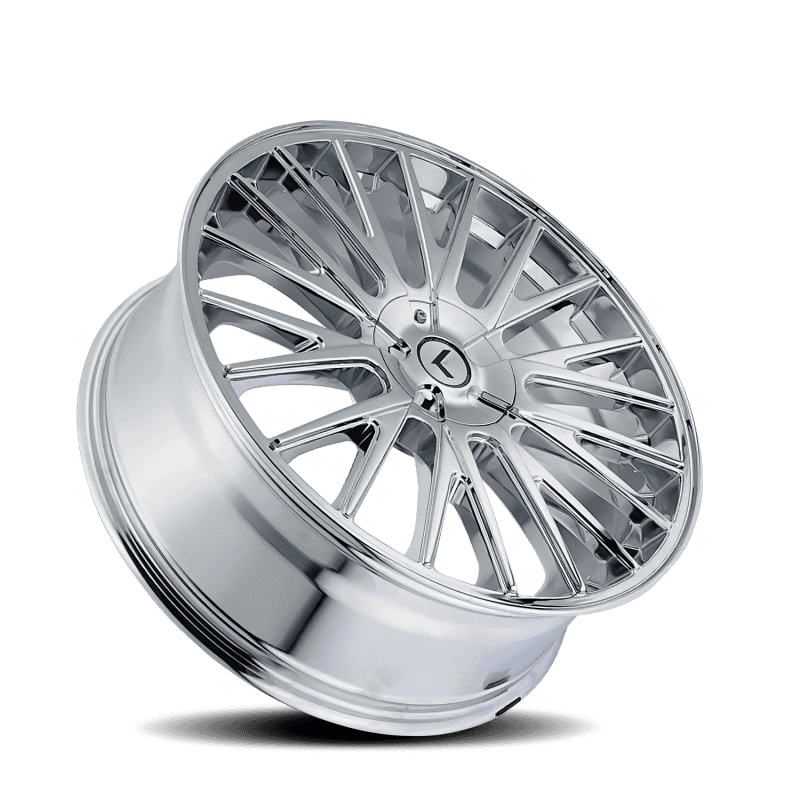 Kraze Wheels — Kraze KR185 Double Down 20x8.5 / 5x108/114.3 BP / 38mm Offset / 73mm Hub Chrome Wheel
KRAZE KR185 - view 2
