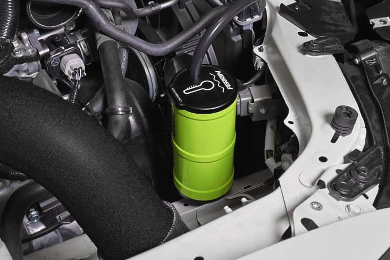 Perrin Performance — PERRIN 02-25 Subaru WRX / 04-21 STI / 13-26 BRZ/GR86/FRS/86 Coolant Overflow Tank - Neon Yellow - view 9