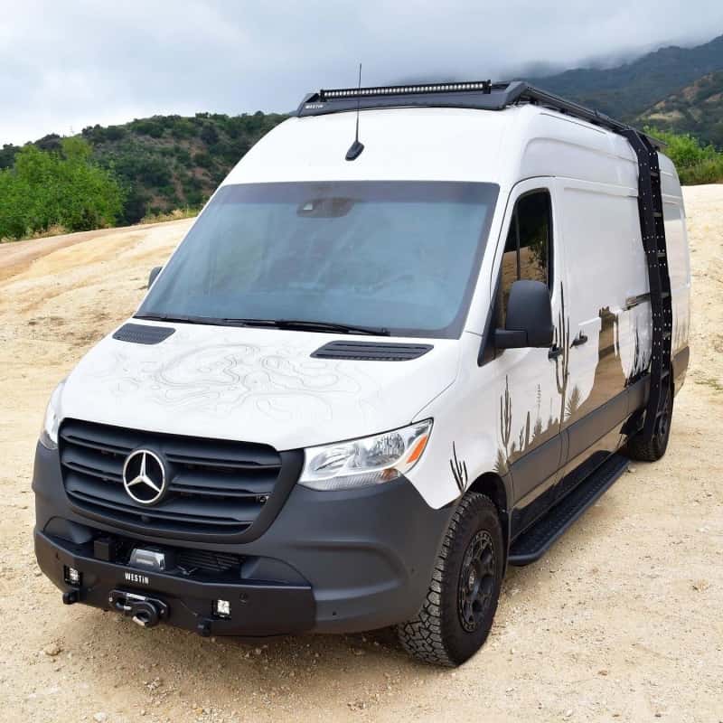 Westin — Westin 19-24 Mercedes-Benz Sprinter High Roof Mesa Side Ladder - Textured Black
Roof Rack - view 5