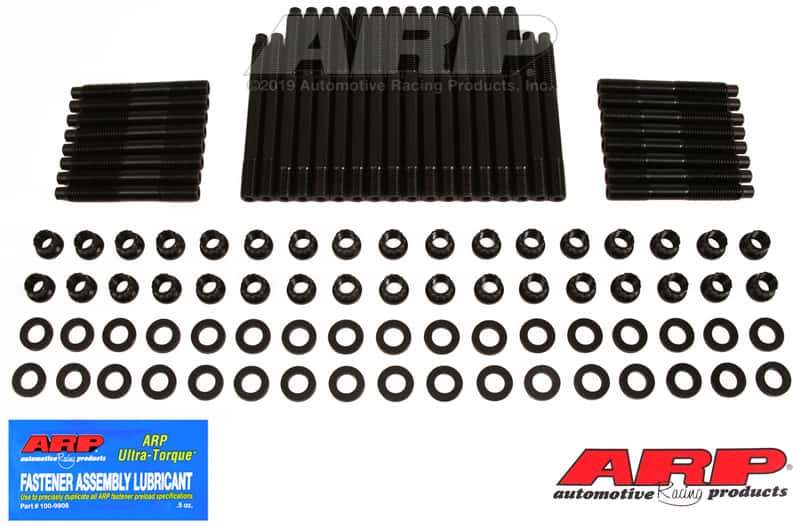 ARP — ARP SBC w/Brodix,Rodeck alum block w/-8,10,11,11x,Track1 Head Stud Kit - view 1