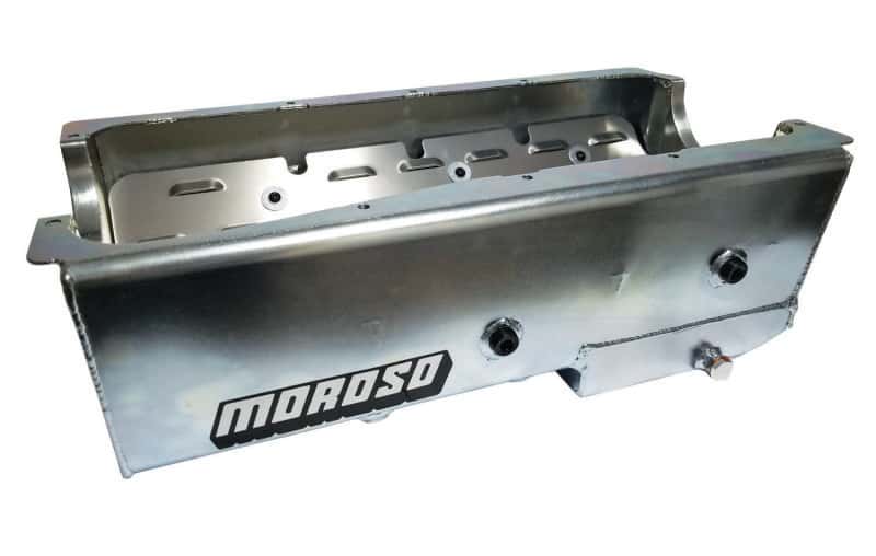 Moroso — Moroso Ford 429-460 (w/Box Sump) Drag Race Wet Sump 9qt 7-7/8in Steel Oil Pan - view 5