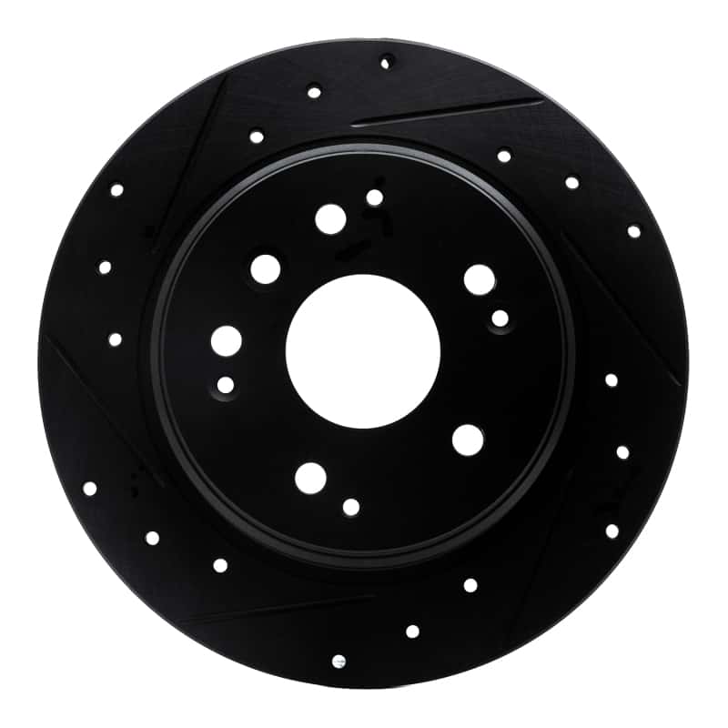 R1 Concepts — R1 99-11 Acura TL Rear Left Drilled & Slotted Black Brake Rotor
R1 Brake Rotor Drill - view 1
