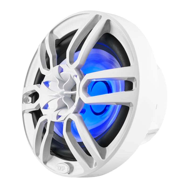 DS18 — DS18 NXL Series Coaxial Marine Speaker w/ RGB Lights 6x9in 2-Way 125 Watts RMS 4 ohm White - view 4
