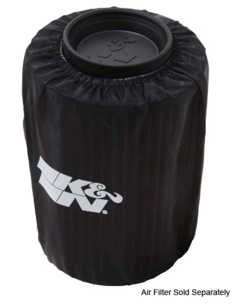 K&N Engineering — K&N Air Filter Wrap Drycharger - Round Straight - Black for Polaris Ranger - view 1