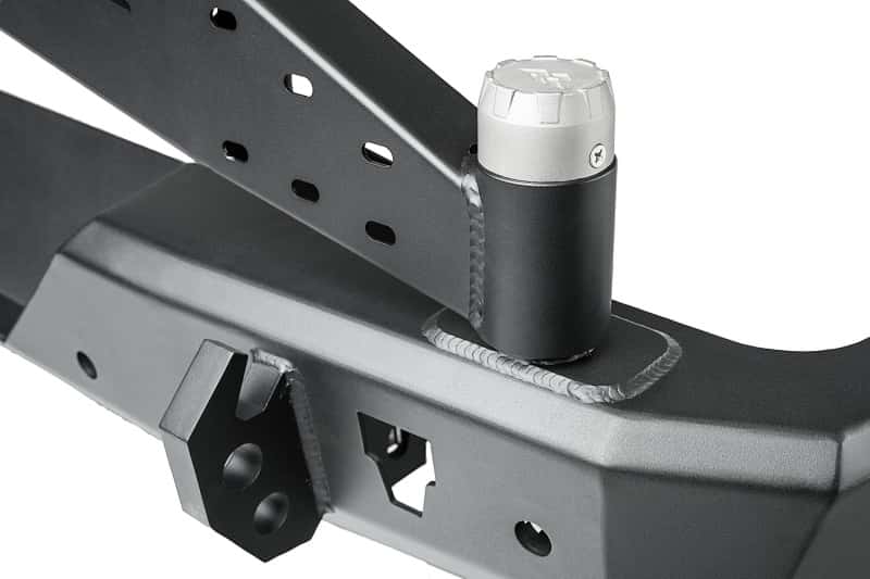 Rugged Ridge — Rugged Ridge 18-22 Jeep Wrangler (JL) Rubicon/Spt 2dr HD Rear Bumper w/Swing Out Tire Carrier - Blk
OFFROAD_BUMPERS
Bumper- Rear - view 9