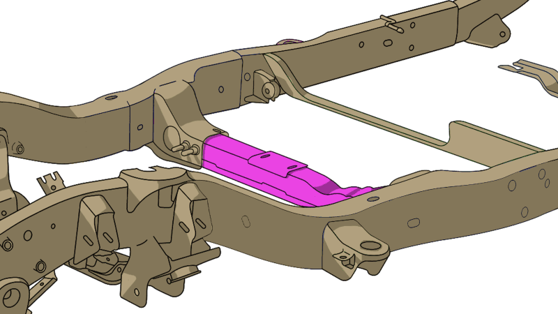 RustBuster — Rustbuster Transmission Crossmember - view 2