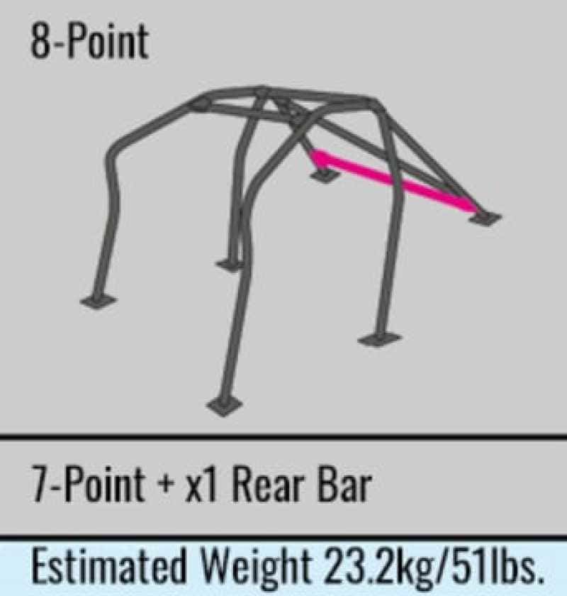 Cusco — Cusco Chro-moly Roll Cage 8P DC5 integra (S/O / No Cancel) - view 4
