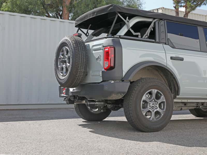 aFe — aFe 2021+ Ford Bronco L4-2.3L (t) / V6-2.7L (tt) Vulcan 3in. to 2.5in. SS Cat-Back - Carbon
Cat-Back Exhaust - view 3