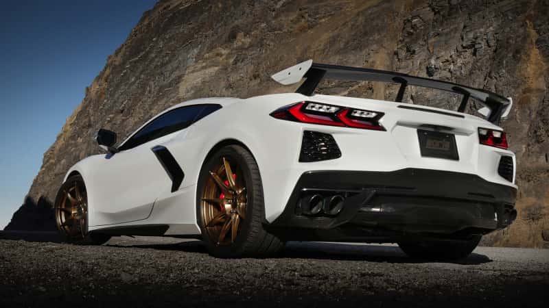 Borla — Borla 2020 Chevrolet Corvette C8 6.2L S-Type Exhaust System Dual Round Rolled A/C Black Chrome Tips
Cat-Back System - view 5