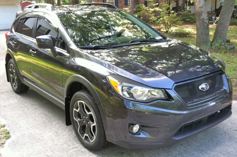 Rally Armor — Rally Armor 13-17 Subaru Crosstrek XV Black Mud Flap w/Orange Logo
Mud Flap - view 4