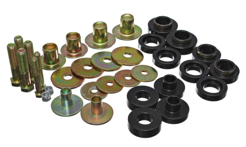 Energy Suspension — Energy Suspension Subframe Bushing Set - Black
SuspSbfrBshngKt - view 2