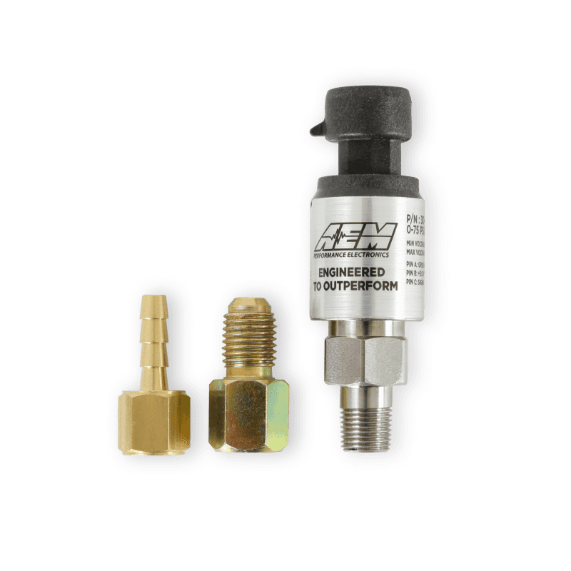 AEM — AEM 3.5 BAR MAP or 50 PSIA Stainless Steel Sensor Kit
Sensors/Connectors
Sensor Kit - view 6