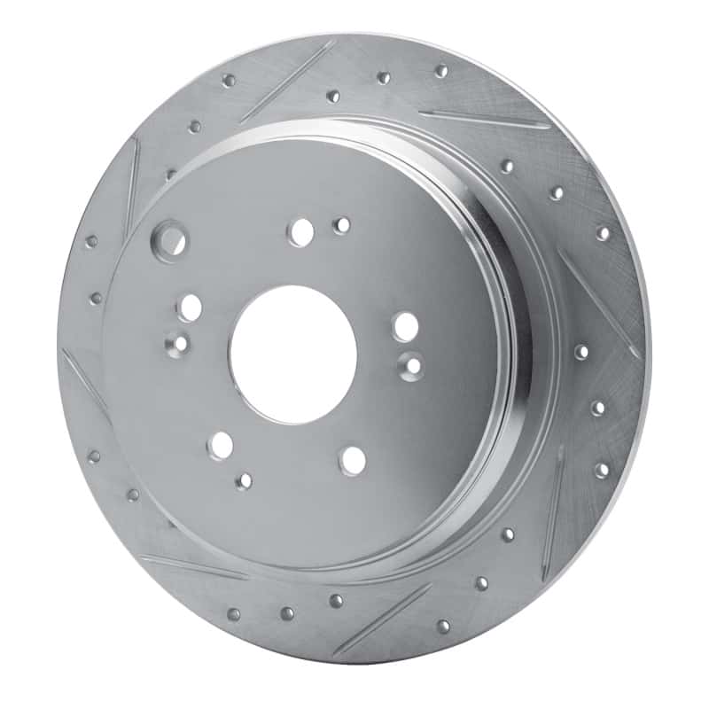 R1 Concepts — R1 02-04 Honda Odyssey Rear Left Drilled & Slotted Silver Brake Rotor
R1 Brake Rotor Drill - view 2