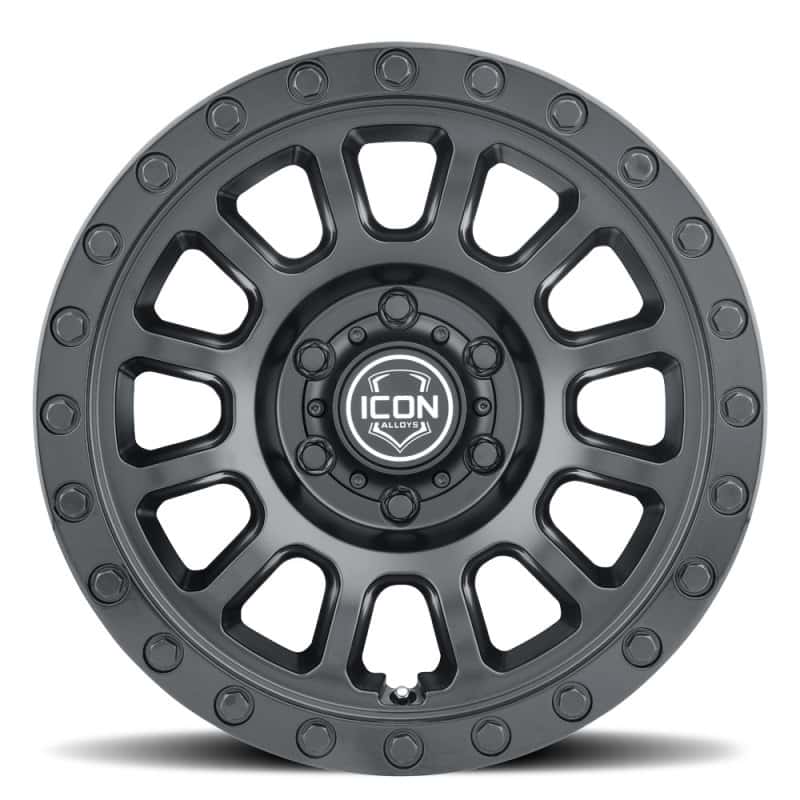ICON — ICON Hulse 17 X 8.5 6 X 5.5 0mm Offset 4.75in BS Double Black
WHEEL - view 5