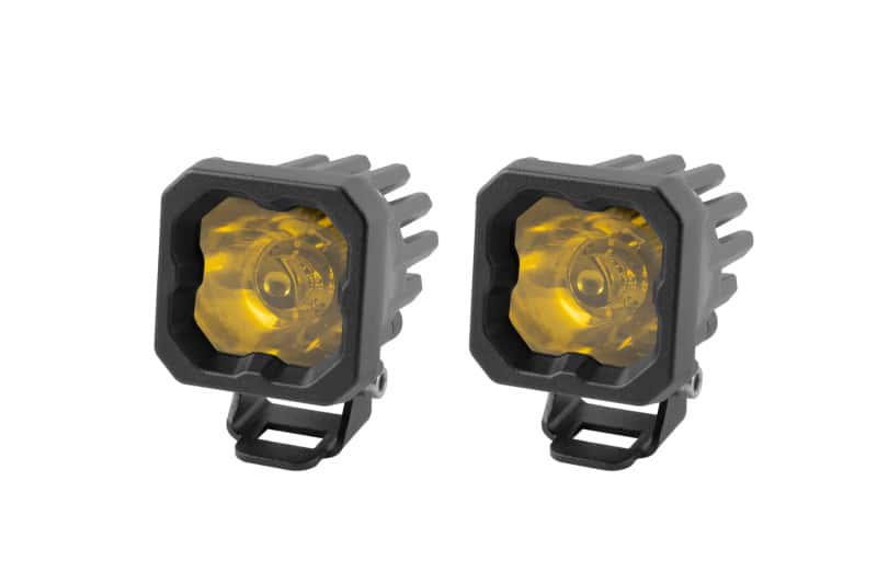 Diode Dynamics — Diode Dynamics Stage Series C1 LED Pod Sport - Yellow Spot Standard ABL (Pair) - view 1