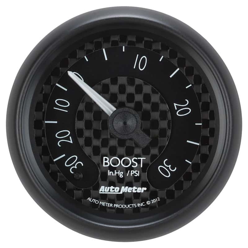 AutoMeter — Autometer GT Series 52mm Mechanical 30 In Hg/30 psi Vacuum/Boost Gauge
2-1/16" BOOST-VAC, 3 - view 12