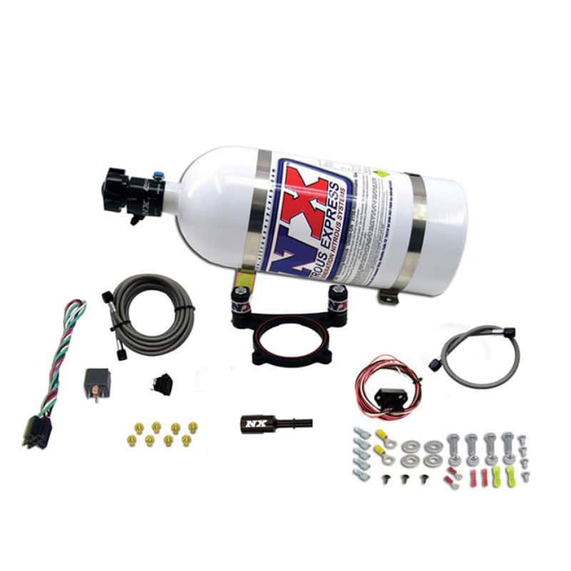 Nitrous Express — Nitrous Express 11-15 Ford Mustang GT 5.0L Coyote 4 Valve Nitrous Plate Kit (50-200HP) w/10lb Bottle
Injection System Kit
N2OSys - view 2