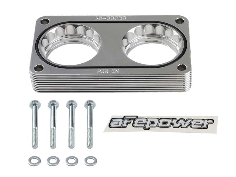 aFe — aFe Silver Bullet Throttle Body Spacer Kit Ford Trucks 05-10 V10-6.8L
Throttle Body Spacer - view 2