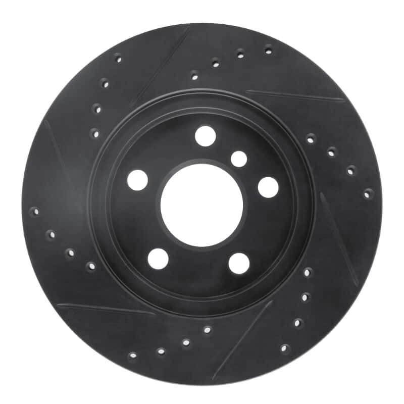R1 Concepts — R1 14-21 BMW i3 Front Right Drilled & Slotted Black Brake Rotor
R1 Brake Rotor Drill - view 5