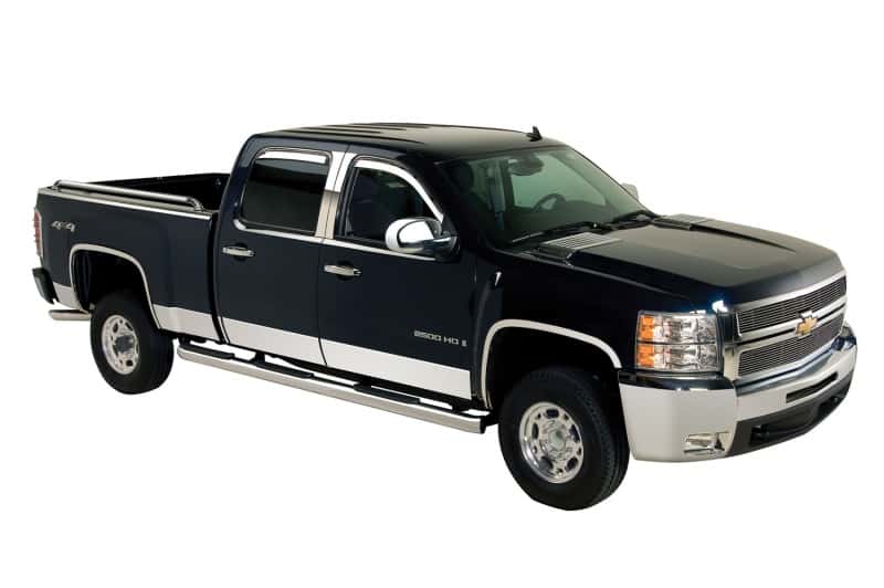 Putco — Putco 15-19 Chevy Silverado HD - Regular Cab Dually 8pcs Stainless Steel Rocker Panels
Rocker Panel Molding - view 1