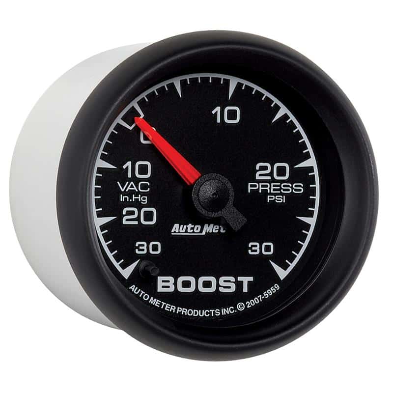 AutoMeter — Autometer ES 52mm Full Sweep Electronic 30 In Hg-Vac/30 PSI Vacuum/Boost Gauge
GA 2" BST 30PSI S ES - view 4