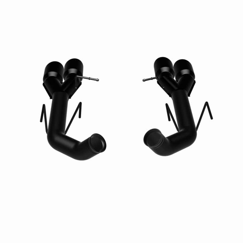 Magnaflow — MagnaFlow 13 Ford Mustang Shelby GT500 V8 5.8L Quad Split Rear Exit Stainless Cat Back Perf Exhaust
Axle-Back - view 32
