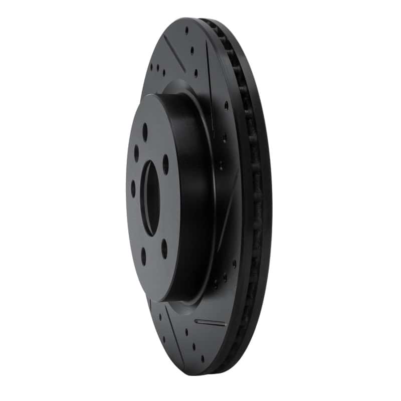 R1 Concepts — R1 10-25 Buick Regal Rear Right Drilled & Slotted Black Brake Rotor
R1 Brake Rotor Drill - view 2
