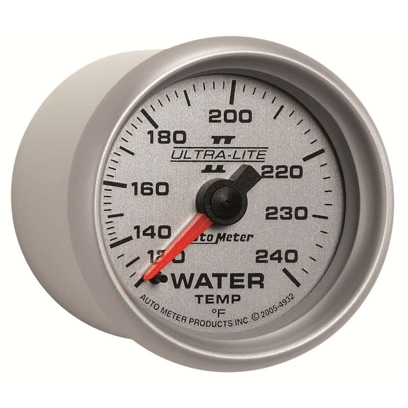 AutoMeter — Autometer Ultra-Lite II 52mm 120-240 Deg F Mechanical Water Temp Gauge
2-1/16" WATER TEMP, - view 10