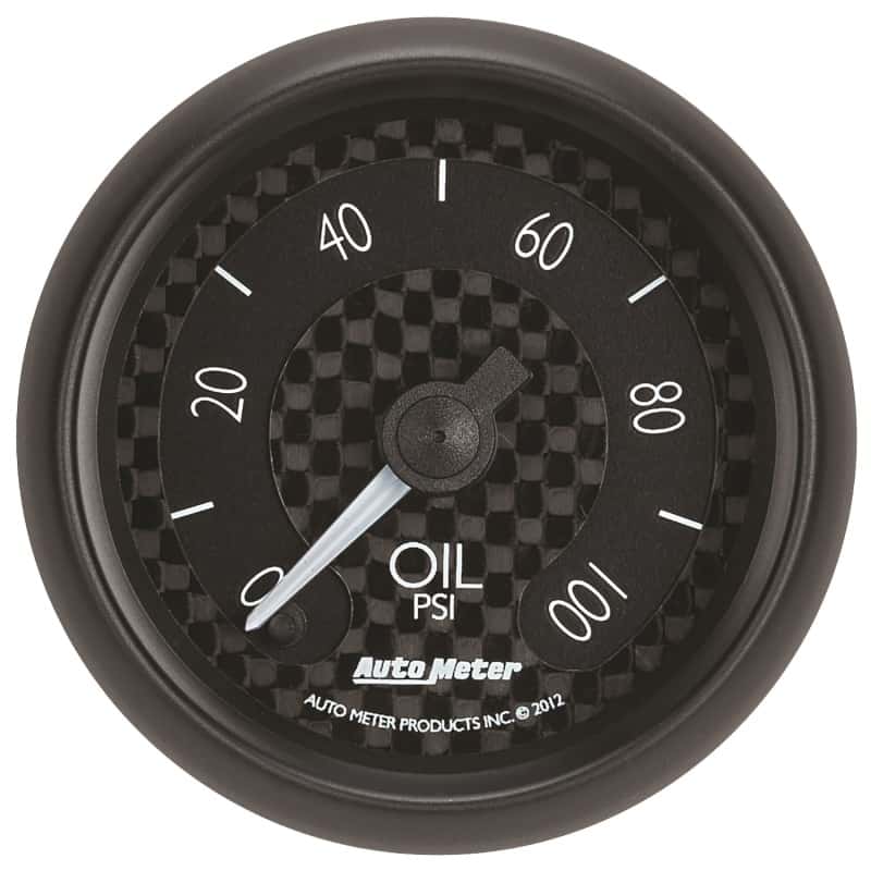 AutoMeter — Autometer GT Series 52mm Full Sweep Electronic 0-100 PSI Oil Pressure Gauge
2-1/16" OIL PRESS, 0 - view 1