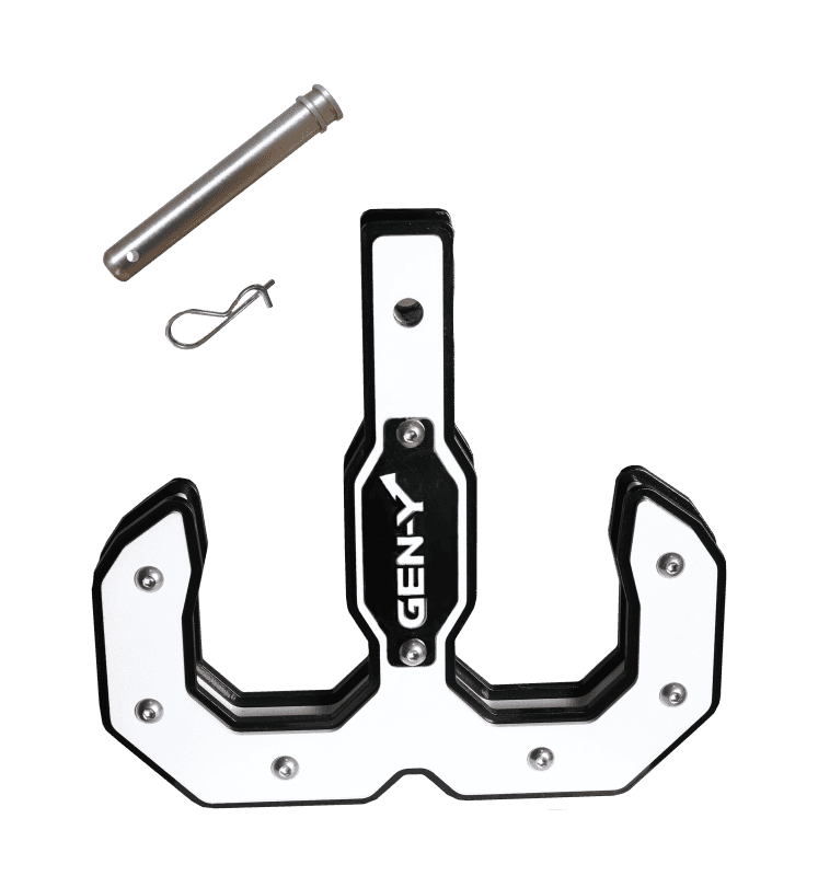 GEN-Y Hitch — Gen-Y Hulk 2.0 16K Tow Hook 2in Shank w/GH-099 Pin/GH-011 Clip - Black/White
Tow Hook - view 2