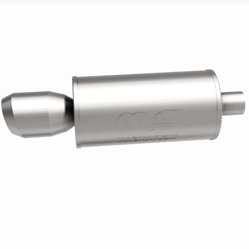 Magnaflow — MagnaFlow Muffler W/Tip Mag SS 14X7X7 2.25/4.
Straight Through - view 9