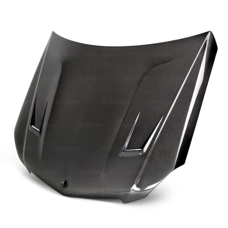 Seibon — Seibon 12-14 Mercedes Benz C63 GT-Style Carbon Fiber Hood - view 7