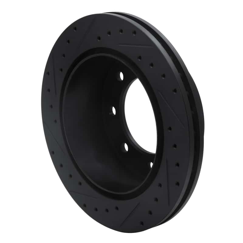 R1 Concepts — R1 99-20 Chevrolet Express 2500 Rear Right Drilled & Slotted Black Brake Rotor
R1 Brake Rotor Drill - view 4