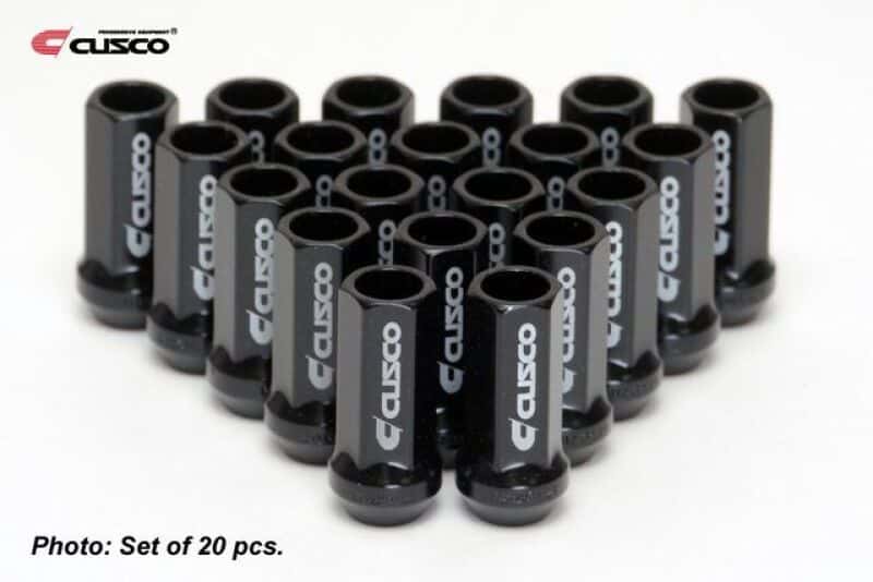 Cusco — Cusco Universal Wheel Lug Nut Set M12 x P1.5mm - Black (20pcs) - view 3