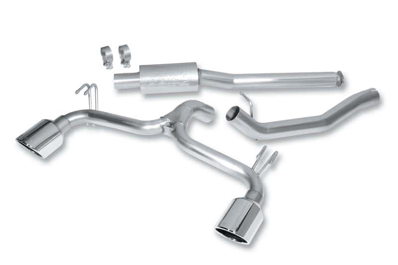 Borla — Borla 09-15 Mitsubishi Lancer Ralliart 2.0L 4cyl MT 6spd AWD Catback Exhaust
Cat-Back System
ExhstSysKt - view 2