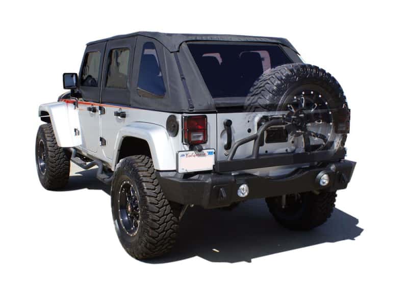 Rampage — Rampage 2007-2018 Jeep Wrangler(JK) Recovery Bumper Rear - Black
Bumper- Rear - view 1