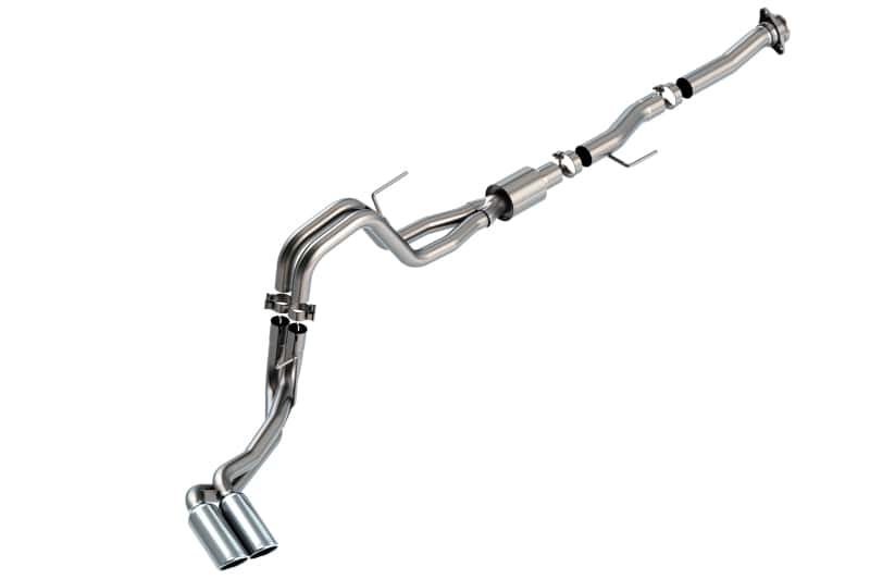 Borla — Borla F-150 2021 5.0L 2dr RC SB (122.8 WB) XL/XLT 3/2.25 DSE Cat-Back ATAK Chrome Tips
Cat-Back System - view 1