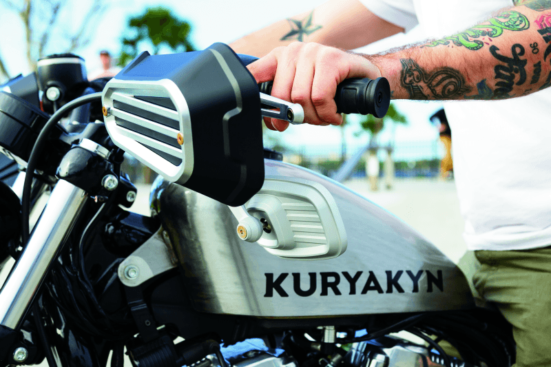 Kuryakyn — Kuryakyn Dillinger Handguards Silver - view 5