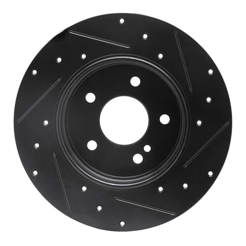 R1 Concepts — R1 94-11 Mercedes-Benz C280 Rear Left Drilled & Slotted Black Brake Rotor
R1 Brake Rotor Drill - view 5