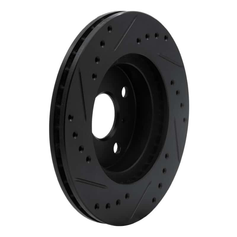 R1 Concepts — R1 93-02 Chevrolet Prizm Front Right Drilled & Slotted Black Brake Rotor
R1 Brake Rotor Drill - view 4